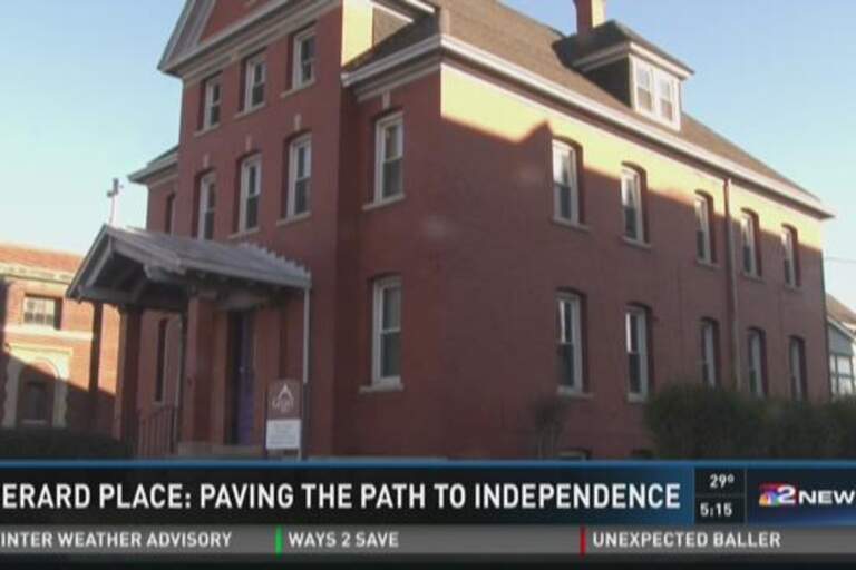 Gerard Place helps women & children take on financially independent lives Poster